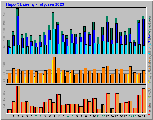 Raport Dzienny - styczeĹ 2023 Raport Dzienny - styczeĹ 2023
