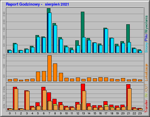 Raport Godzinowy - sierpieĹ 2021 Raport Godzinowy - sierpieĹ 2021